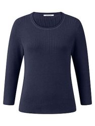 Rundhals-Pullover Peter Hahn blau