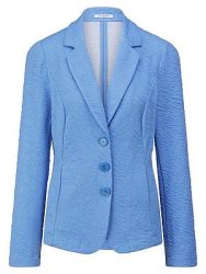 Jersey-Blazer Peter Hahn blau