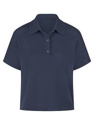 Polo-Pullover Peter Hahn blau