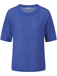 Rundhals-Pullover Peter Hahn blau