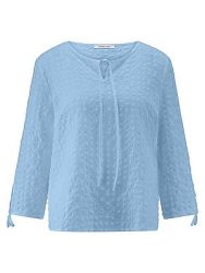 Bluse zum Schlupfen Peter Hahn blau