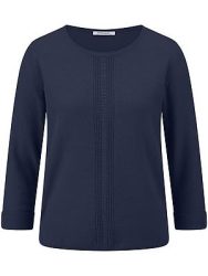 Rundhals-Pullover Peter Hahn blau