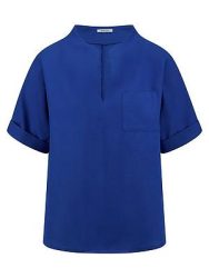 Bluse zum Schlupfen Peter Hahn blau