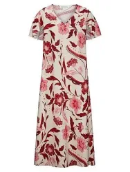 Kleid V-Ausschnitt St. Emile weiss