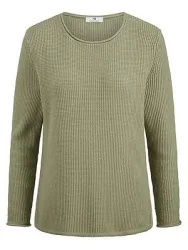 Rundhals-Pullover Peter Hahn grün