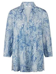 Long-Bluse Peter Hahn blau