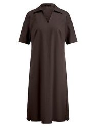 Kleid Hemdkragen Peter Hahn braun
