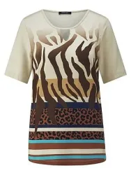 Rundhals-Shirt Peter Hahn beige