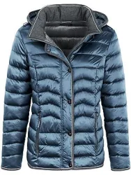Wärmende Steppjacke Peter Hahn blau