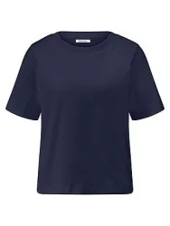 Rundhals-Shirt Peter Hahn blau