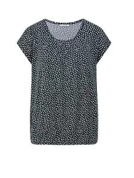 Rundhals-Shirt Peter Hahn blau