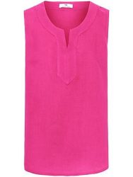 Blusen-Top aus 100% Leinen Peter Hahn pink
