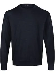 Rundhals-Pullover Peter Hahn blau