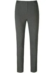 Knöchellange Jersey-Hose Passform Sylvia Peter Hahn grau