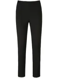 Knöchellange Jersey-Hose Passform Sylvia Peter Hahn schwarz