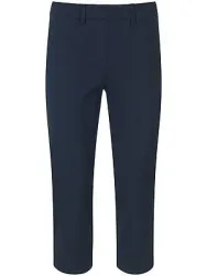 Capri-Hose Passform Sylvia Peter Hahn blau