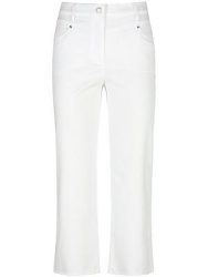 Capri-Hose Passform Sylvia Peter Hahn weiss