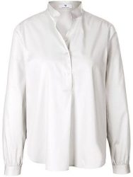 Bluse Stehkragen Peter Hahn beige