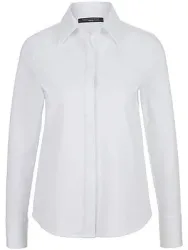 Jersey-Bluse Fadenmeister Berlin weiss