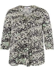 Bluse V-Ausschnitt Emilia Lay multicolor