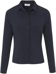 Jersey-Bluse Peter Hahn blau
