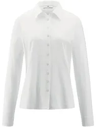 Jersey-Bluse Peter Hahn weiss
