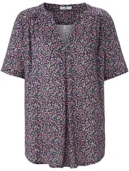 Blusen-Shirt Peter Hahn blau