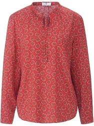 Bluse zum Schlupfen Peter Hahn rot