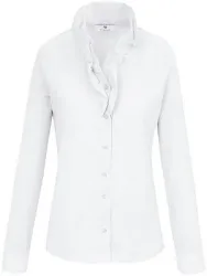 Jersey-Bluse Peter Hahn weiss