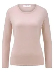 Rundhals-Pullover aus Kaschmir Peter Hahn rosé