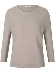 Rundhals-Pullover aus 100% SUPIMA®-Baumwolle Peter Hahn beige