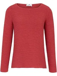 Rundhals-Pullover Peter Hahn rot