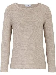 Rundhals-Pullover Peter Hahn beige