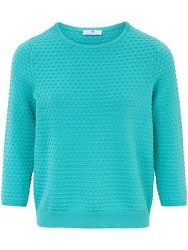 Rundhals-Pullover aus 100% SUPIMA®-Baumwolle Peter Hahn türkis
