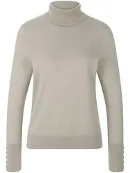 Rollkragen-Pullover aus 100% SUPIMA®-Baumwolle Peter Hahn grau