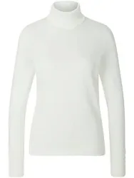Rollkragen-Pullover aus 100% SUPIMA®-Baumwolle Peter Hahn weiss