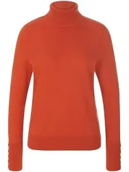 Rollkragen-Pullover aus 100% SUPIMA®-Baumwolle Peter Hahn orange