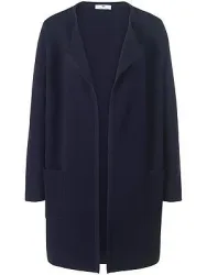 Long-Strickjacke aus 100% SUPIMA®-­Baumwolle Peter Hahn blau
