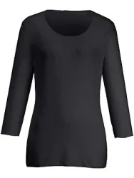 Rundhals-Shirt Peter Hahn schwarz