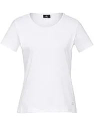 Rundhals-Shirt Modell Anni Bogner weiss