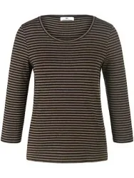 Rundhals-Shirt 3/4-Arm Peter Hahn schwarz