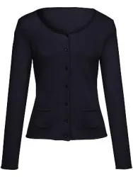 Cardigan aus 100 % Kaschmir Peter Hahn blau