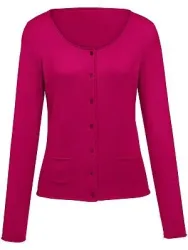 Cardigan aus 100 % Kaschmir Peter Hahn pink