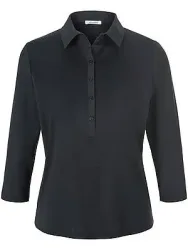 Polo-Shirt 3/4-Arm Efixelle schwarz