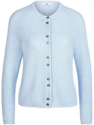 Strickjacke aus 100% SUPIMA®-Baumwolle Peter Hahn blau