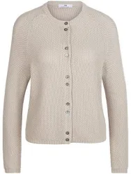 Strickjacke aus 100% SUPIMA®-Baumwolle Peter Hahn grau