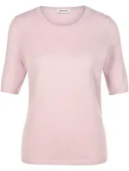 Rundhals-Pullover aus Schurwolle und Kaschmir Peter Hahn rosé