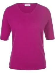 Rundhals-Pullover aus Schurwolle und Kaschmir Peter Hahn pink