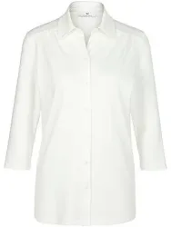 Jersey-Bluse 3/4-Arm Peter Hahn weiss