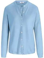 Twinset aus 100% Schurwolle Pure Tasmanian Wool Peter Hahn blau